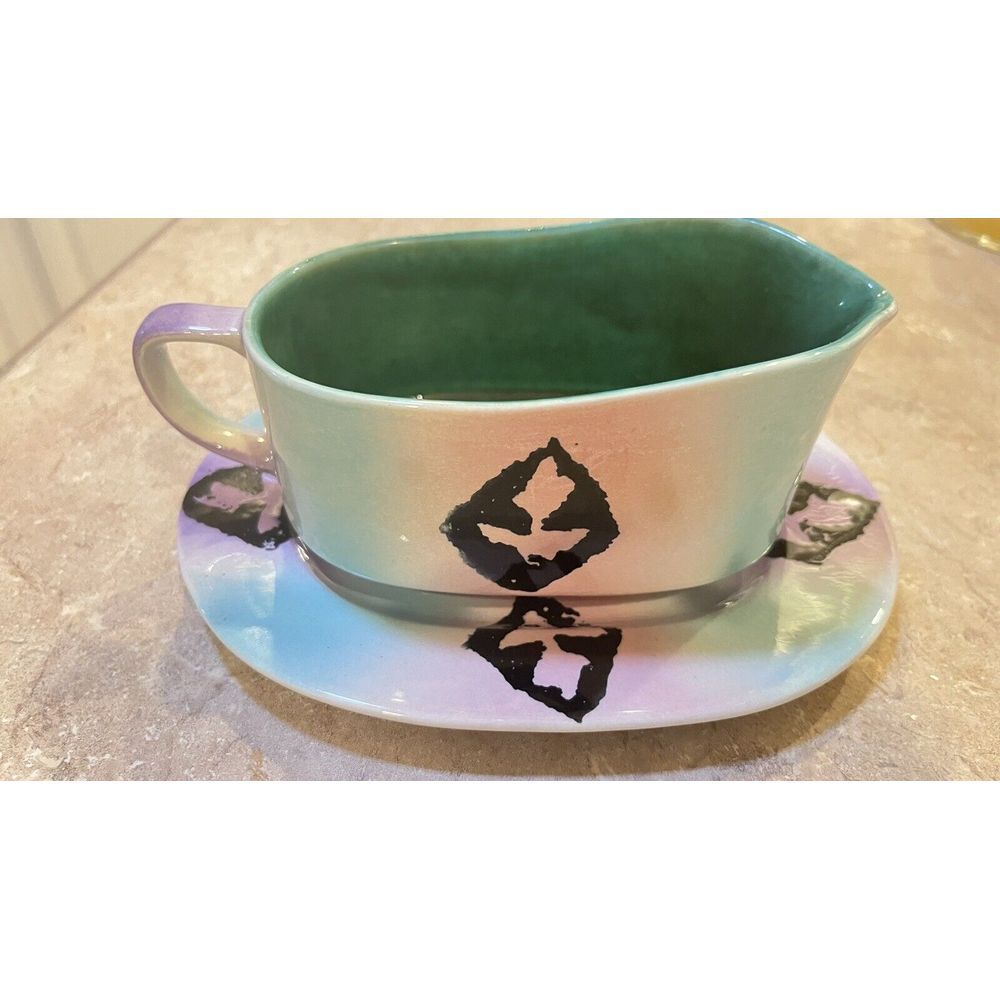 Bob Steiner  New Zealand Ceramics Gravy Boat‎ And Plate EIDO Collection EUC - Picture 8 of 16